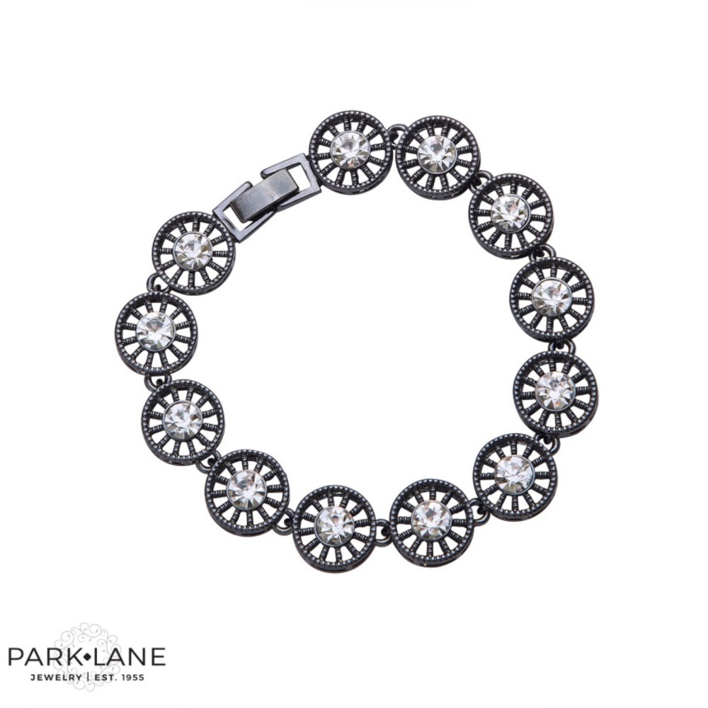 Park Lane Focus Bracelet Hematite Filigree Discs